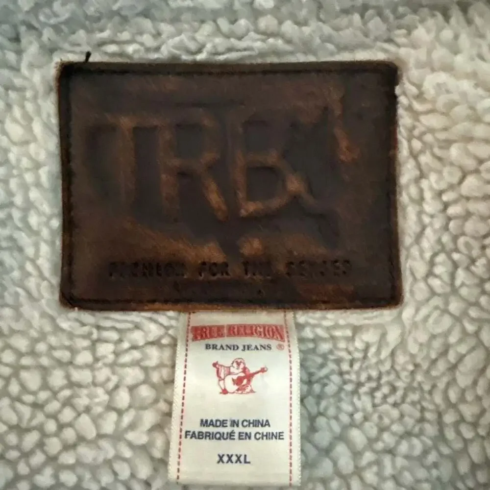True Religion Faux Sherpa-Lined Corduroy Trucker Jacket